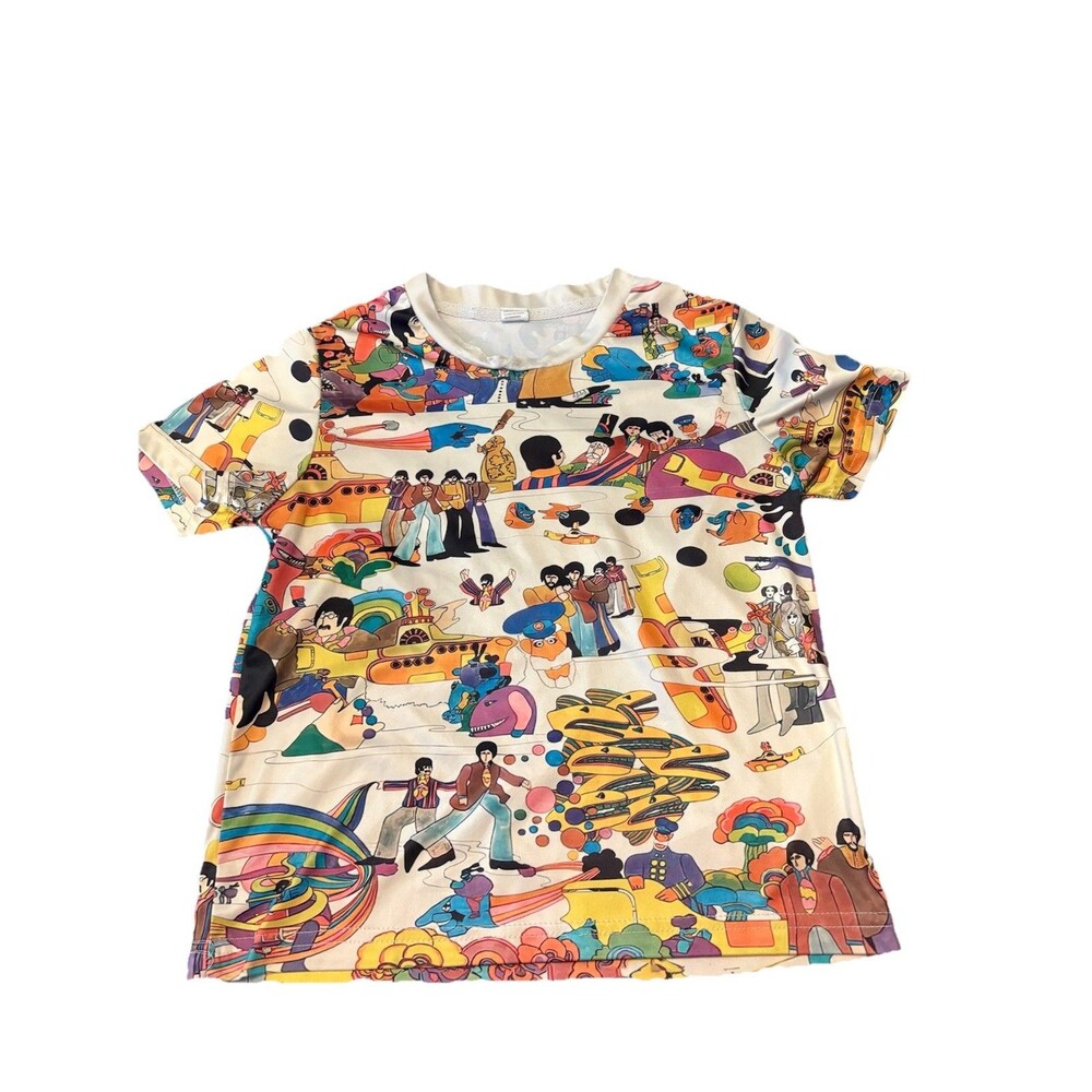 The Beatles RARE Yellow Submarine Youth Shirt Fab Four Vintage Style